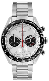 TAG Heuer Carrera Srebrny/Stal Ø44 mm CBN2A1D.BA0643
