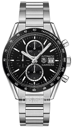 TAG Heuer Carrera Czarny/Stal Ø41 mm CV201AL.BA0723