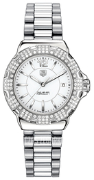 TAG Heuer Biały/Stal Ø37 mm WAH1218.BA0852