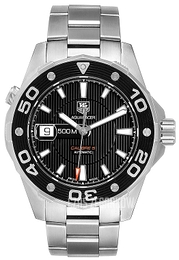 TAG Heuer Aquaracer 500 M Calibre 5 Automatic Czarny/Stal Ø43 mm WAJ2110.BA0870