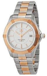TAG Heuer Aquaracer Calibre 5 Kremowy/Stal w kolorze różowego złota Ø37 mm WAP2150.BD0839