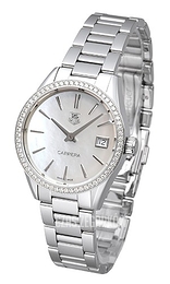 TAG Heuer TAG Heuer Carrera Lady Biały/Stal Ø32 mm WAR1315.BA0773