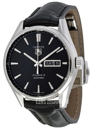 TAG Heuer TAG Heuer Carrera Czarny/Skóra Ø41 mm WAR201A.FC6266
