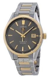 TAG Heuer Carrera Szary/Stal w odcieniu złota Ø39 mm WAR215C.BD0783