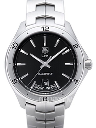 TAG Heuer Link Calibre 5 Day-Date Automatic Czarny/Stal Ø42 mm WAT2010.BA0951