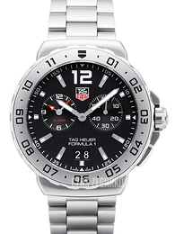 TAG Heuer Formula 1 Grande Date Alarm 42 mm Czarny/Stal Ø42 mm WAU111A.BA0858