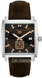 TAG Heuer Monaco Brązowy/Skóra WAW131C.FC6419
