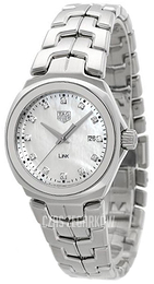 TAG Heuer Link Damklockor Biały/Stal Ø32 mm WBC1312.BA0600
