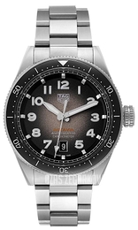 TAG Heuer Autavia Czarny/Stal Ø42 mm WBE5114.EB0173