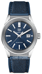 TAG Heuer Carrera Lady Niebieski/Guma Ø36 mm WBG1310.FT6115