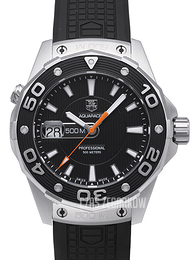 TAG Heuer Aquaracer 500 M Czarny/Guma Ø43 mm WAJ1110.FT6015