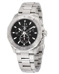 TAG Heuer Aquaracer Chronograph Czarny/Stal Ø43 mm CAY1110.BA0927