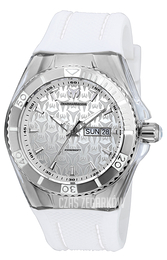 Technomarine Cruise Monogram Srebrny/Guma Ø44 mm TM-115209