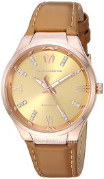 Technomarine Moonsun Żółte złoto/Skóra Ø36 mm TM-117009