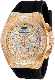 Technomarine Różowe złoto/Guma Ø45 mm TM-118109