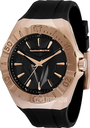 Technomarine Cruise Monogram Srebrny/Skóra Ø45 mm TM-120009