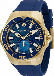 Technomarine Cruise Monogram Srebrny/Skóra Ø49 mm TM-120017