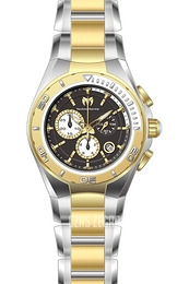 Technomarine Manta Steel Czarny/Stal w odcieniu złota Ø45 mm TM-215038