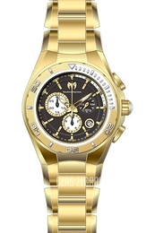 Technomarine Manta Steel Czarny/Stal w odcieniu złota Ø45 mm TM-215039