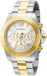 Technomarine Srebrny/Stal w odcieniu złota Ø42 mm TM-219002