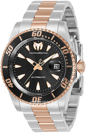 Technomarine Czarny/Stal w kolorze różowego złota Ø42 mm TM-219071