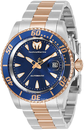 Technomarine Niebieski/Stal w kolorze różowego złota Ø42 mm TM-219072