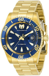Technomarine Niebieski/Stal w odcieniu złota Ø42 mm TM-219074