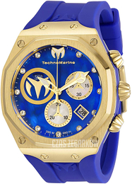 Technomarine Niebieski/Guma Ø45 mm TM-519015