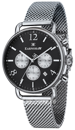 Thomas Earnshaw Investigator Czarny/Stal Ø43 mm ES-8001-44