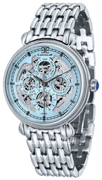 Thomas Earnshaw Grand Calendar Niebieski/Stal Ø41 mm ES-8043-22