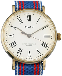 Timex Biały/Tkanina Ø37 mm ABT535