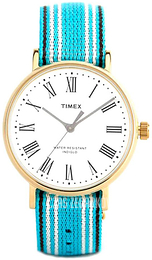 Timex Biały/Tkanina Ø37 mm ABT536