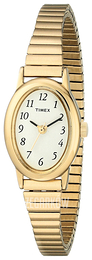 Timex Classic Kremowy/Stal w odcieniu złota Ø19 mm T21872