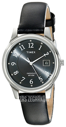Timex Classic Elevated Szary/Skóra Ø36 mm T29321