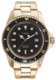 Timex Classic Czarny/Stal w odcieniu złota Ø44 mm T29771