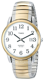 Timex Easy Reader Biały/Stal w odcieniu złota Ø37 mm T2H311
