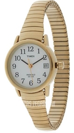 Timex Easy Reader Biały/Stal w odcieniu złota Ø25 mm T2H351PK