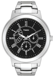 Timex Czarny/Stal Ø43 mm T2M424