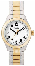 Timex Biały/Stal w odcieniu złota Ø28 mm T2M451