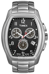Timex Czarny/Stal Ø38 mm T2M987PF