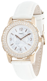 Timex Biały/Skóra Ø36 mm T2N151