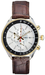 Timex Biały/Skóra Ø43 mm T2N157