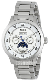 Timex Biały/Stal Ø42 mm T2N291AB