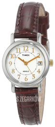 Timex Biały/Skóra Ø25 mm T2N3369J