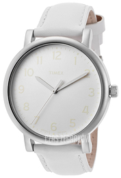 Timex Classic Biały/Skóra Ø42 mm T2N345