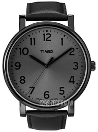 Timex Easy Reader Czarny/Skóra Ø42 mm T2N346