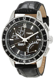 Timex Czarny/Skóra Ø42 mm T2N495