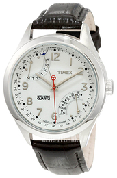 Timex Biały/Skóra Ø42 mm T2N503