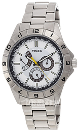 Timex Biały/Stal Ø46 mm T2N518