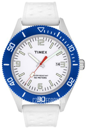 Timex Sports Biały/Guma Ø42 mm T2N535AU